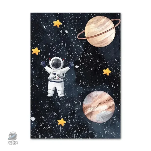 affiche-astronaute-enfant-1 Poster astronaute pour enfant