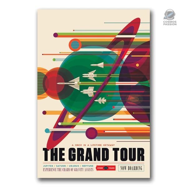 affiche-espace-vintage-1 Poster Vintage Grand Tour Spatial
