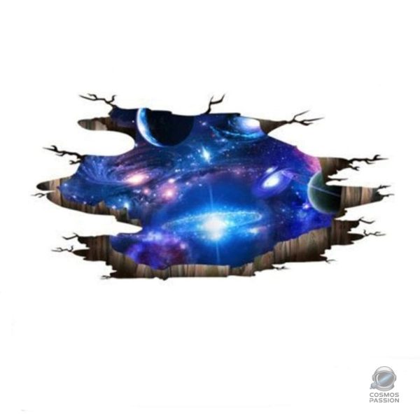 Autocollant mural cosmique pour une ambiance spatiale unique