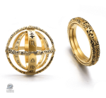 Bague Astronomique en argent pour passionnés d'astronomie