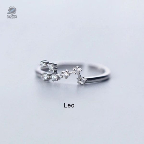 Design subtil de bague représentant les constellations