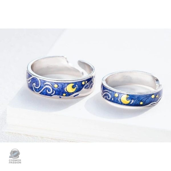 Bijou astral avec design de ciel étoilé