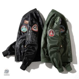 Veste kaki tendance, esprit NASA pour les fans d'espace