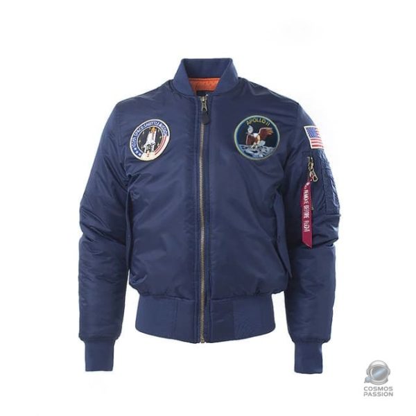 Veste bomber inspirée de la mission Apollo 11 de la NASA