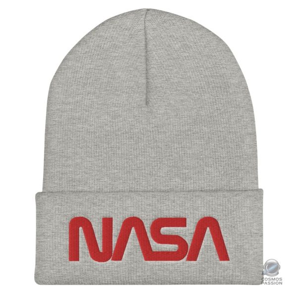 bonnet-nasa-worm-1 Bonnet NASA Worm en noir avec logo emblématique