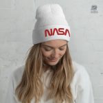 Vêtement tendance NASA, bonnet avec logo distinctif