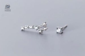 Boucles d'oreilles étoilées inspirées de la Grande Ourse