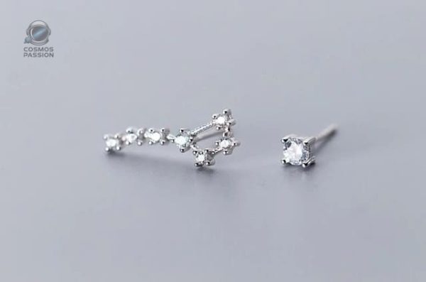 Boucles d'oreilles étoilées inspirées de la Grande Ourse