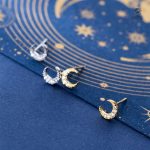 Bijoux tendance : boucles d'oreilles croissant