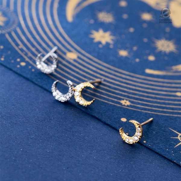 Bijoux tendance : boucles d'oreilles croissant