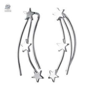 Boucles d'oreilles étoile filante en design élégant