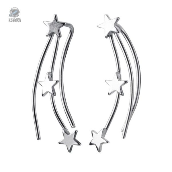 Boucles d'oreilles étoile filante en design élégant
