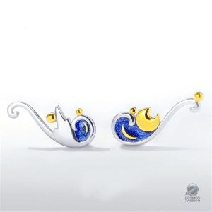 Boucles d'oreilles étoilées élégantes pour un look nocturne