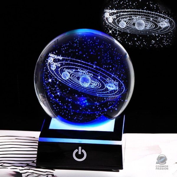 boule-de-cristal-systeme-solaire-1 Boule de cristal représentant le Système Solaire