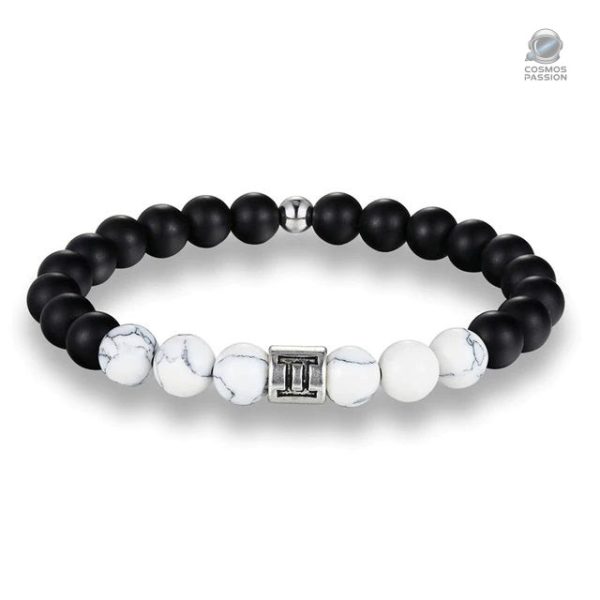 Accessoire zodiacal en noir et blanc