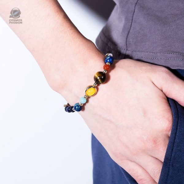 Bracelet aux couleurs des planètes du cosmos