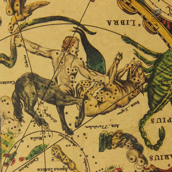 Poster éducatif sur les constellations et leur identification