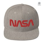 Casquette NASA avec visière courbée pour un look décontracté