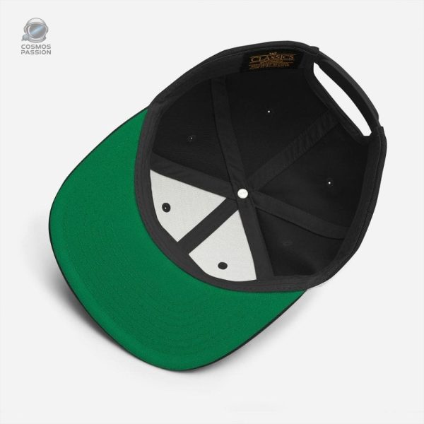 Casquette noire avec logo NASA emblématique