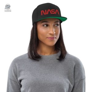 Vêtements NASA : casquette noire pour passionnés d'astronomie