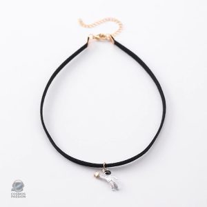 Collier inspiré de l'espace avec motif d'astronaute