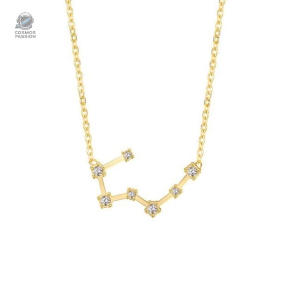 Collier artistique évoquant la beauté du ciel