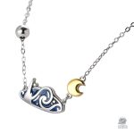 Collier étoilé inspiré par l'univers et l'astronomie