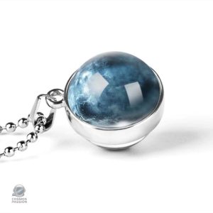 Collier Uranus en bijou astronomie élégant et captivant