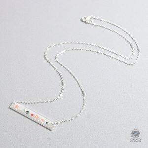 Collier astronomie inspiré du système solaire