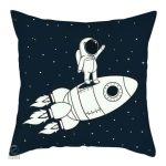 Housse de coussin Petit Astronaute pour décoration
