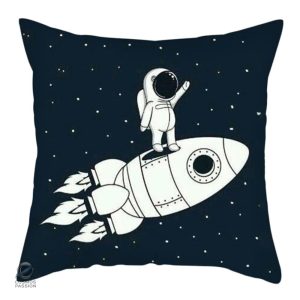 Housse de coussin Petit Astronaute pour décoration