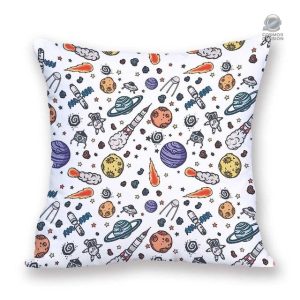 Housse de coussin satellites spatiaux design astronomie