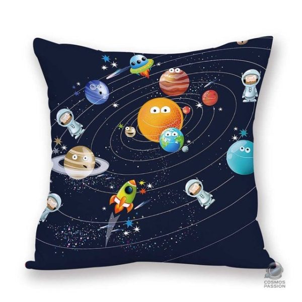 coussin-systeme-solaire-1 Housse de coussin représentant le système solaire