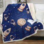 Couverture Astronaute confortable et originale pour les nuits étoilées