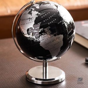 Globe terrestre rétro design vintage pour décoration intérieure
