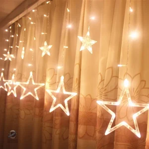 Lumières en forme d'étoiles pour la décoration intérieure