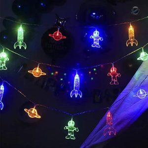 Lumières décoratives pour une ambiance cosmique