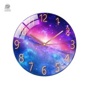 Horloge Galaxie design cosmique pour une décoration unique