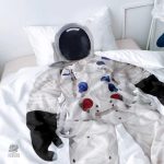 Housse de couette design astronaute pour enfants