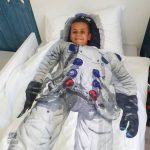 Housse de couette spatiale, style combinaison d'astronaute