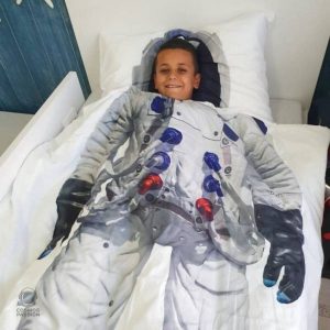 Housse de couette spatiale, style combinaison d'astronaute