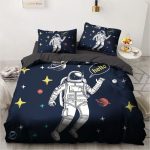 Housse de couette spatiale pour garçon