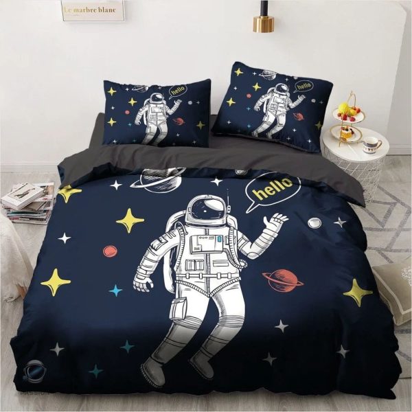 housse-de-couette-espace-garcon-1 Housse de couette spatiale pour garçon