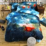 Housse de couette Nébuleuse aux motifs spatiaux