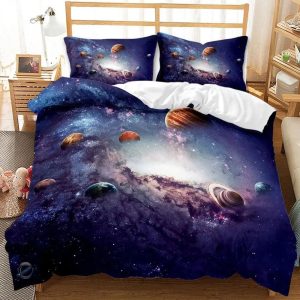 Housse de couette Système Solaire Orbite des Planètes