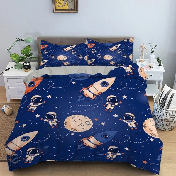 housse-de-couette-petit-astronaute-1 Housse de couette Petit Astronaute pour une décoration spatiale