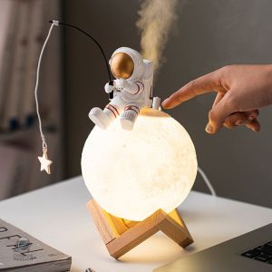Humidificateur Lampe Lune Astronaute décoratif