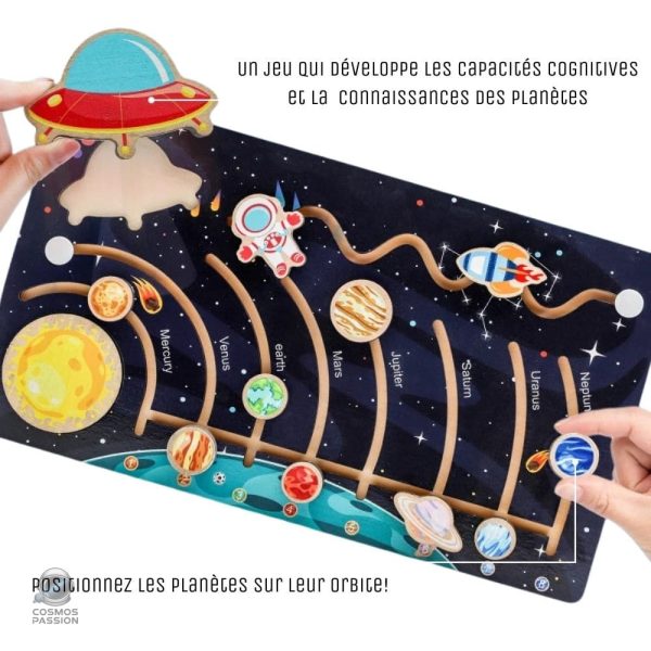 Jouet interactif sur le système solaire