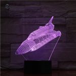 Lampe navette spatiale pour décoration d'intérieur