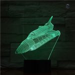 Lampe originale en forme de navette spatiale pour collectionneurs